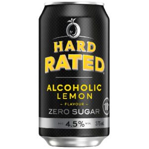 HARD RATED LEMON ZERO SUGAR 4.5% CAN 375ML