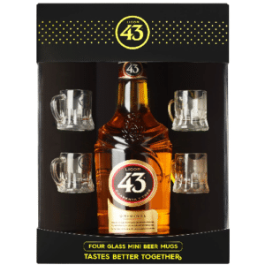 LICOR 43 MINI BEER GLASS GIFT PACK 700ML