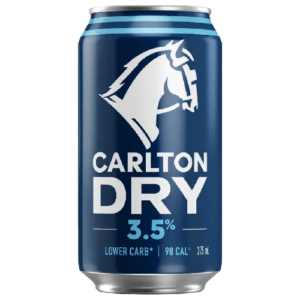 CARLTON DRY 3.5% BEER CAN 375ML